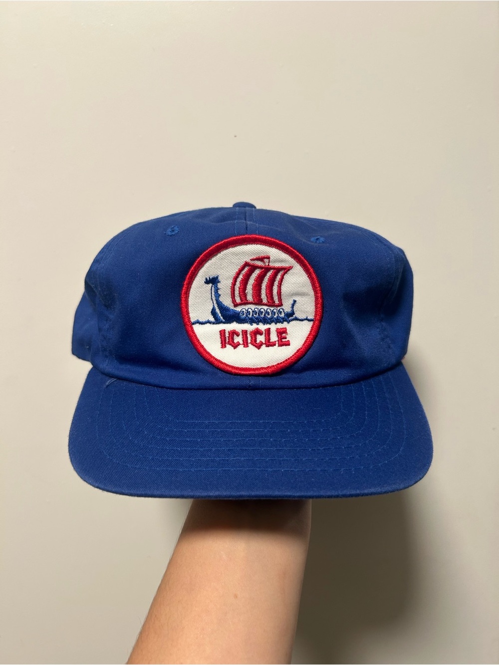 Vintage 80s/90s Icicle Seafoods Alaska Viking Snapback Hat